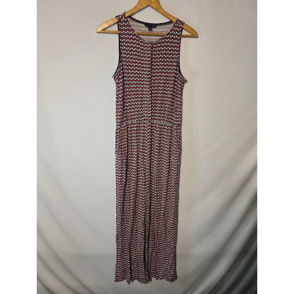 Women's Tommy Hilfiger Jumpsuit, S/P, Red & Navy